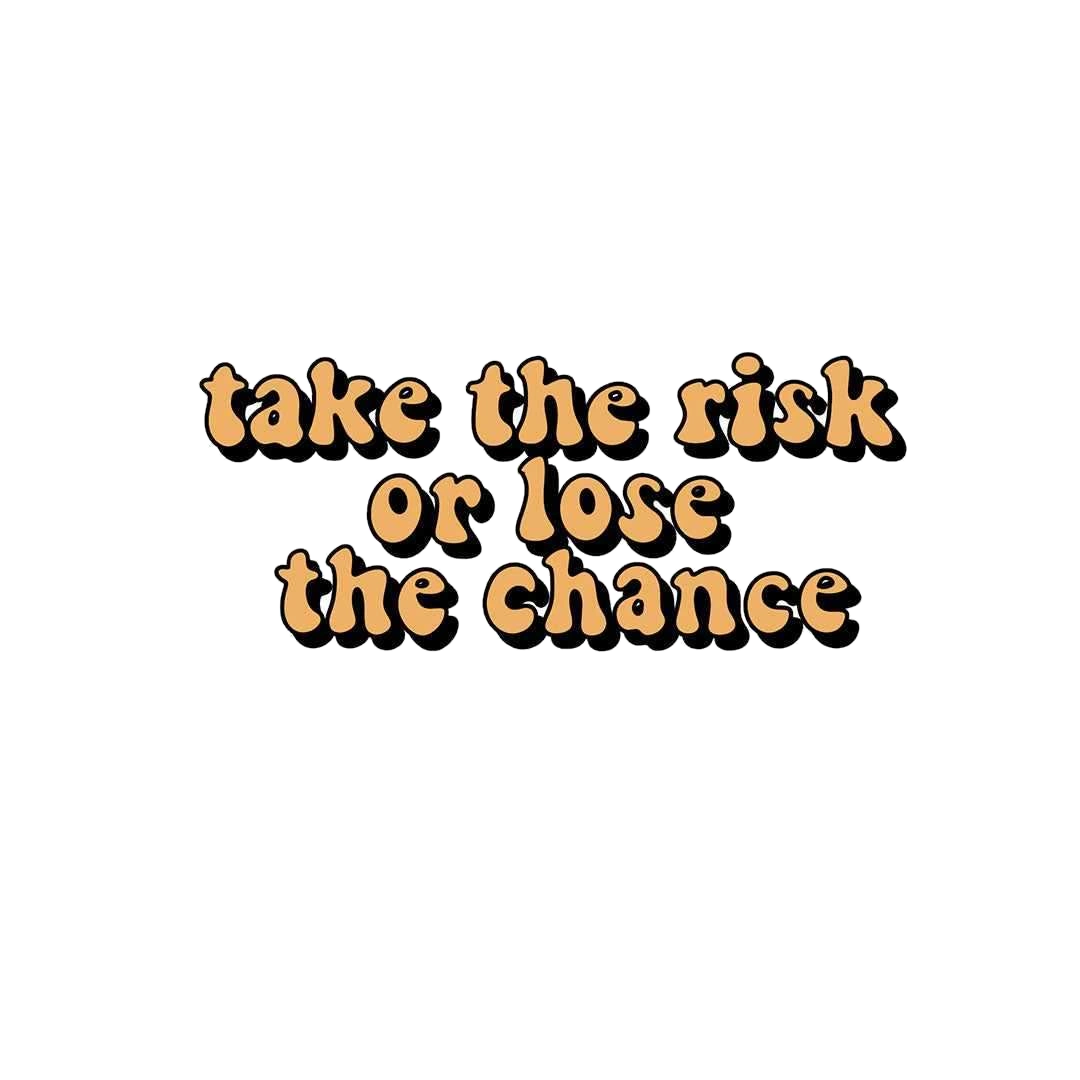 Take The Risk Sticker